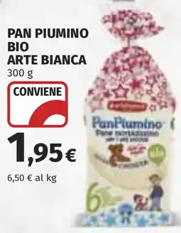 Coop Pan piumino bio arte bianca offerta