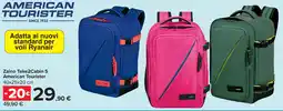Carrefour Zaino Take2Cabin S American Tourister offerta