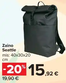 Carrefour Zaino Seattle offerta
