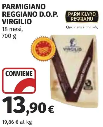 Coop Parmigiano reggiano d.o.p. virgilio offerta
