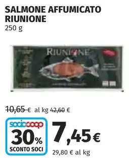 Coop Salmone affumicato RIUNIONE offerta