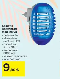 Carrefour Spinotto Antizanzare mod Inn 08 offerta