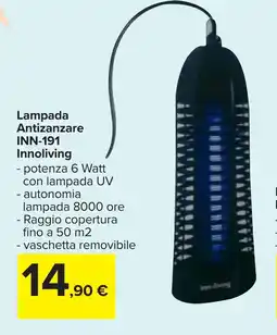 Carrefour Lampada Antizanzare INN-191 Innoliving offerta
