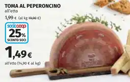 Coop Toma al peperoncino offerta