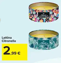 Carrefour Lattina Citronella offerta