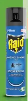 Carrefour Spray Mosche e Zanzare Raid offerta