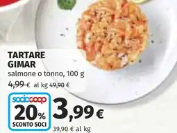 Coop Tartare GIMAR offerta