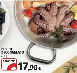 Coop Polpo decongelato offerta