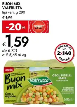 Bennet Buon mix VALFRUTTA offerta