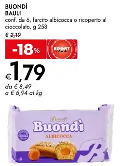 Bennet Buondì BAULI offerta