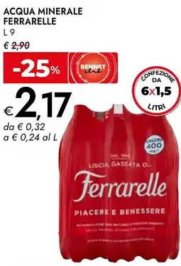 Bennet Acqua minerale FERRARELLE offerta