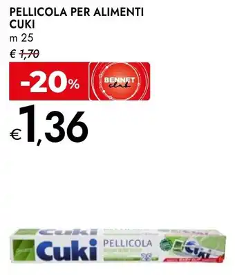 Bennet Pellicola per alimenti CUKI offerta