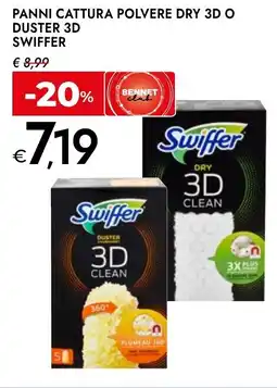 Bennet Panni cattura polvere dry 3d o duster 3D SWIFFER offerta