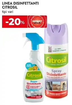 Bennet Linea disinfettanti CITROSIL offerta