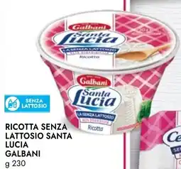 Bennet Ricotta senza lattosio santa lucia GALBANI offerta