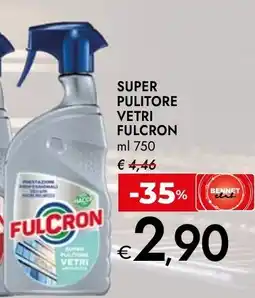 Bennet Super pulitore vetri FULCRON offerta