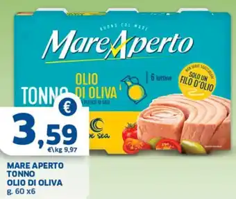 Mare aperto tonno olio di oliva