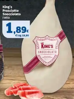 Sigma King's Prosciutto Snocciolato l'etto offerta