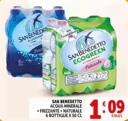 Deco Supermercati San benedetto acqua minerale offerta