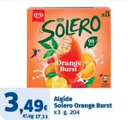 Sigma Algida Solero Orange Burst offerta