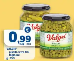 Sigma VALGRI piselli extra fini fagiolini offerta