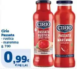 Sigma Cirio Passata offerta
