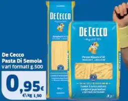 Sigma De Cecco Pasta Di Semola offerta