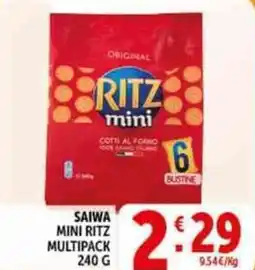 Deco Supermercati Saiwa mini ritz multipack offerta