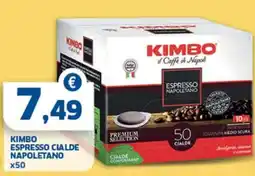 Sigma Kimbo espresso cialde napoletano x50 offerta
