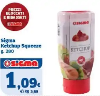 Sigma Sigma Ketchup Squeeze offerta