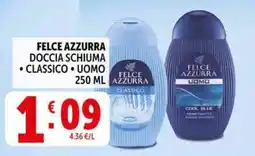 Deco Supermercati Felce azzurra doccia schiuma offerta