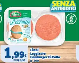 Sigma Fileni Leggiadre Hamburger Di Pollo offerta