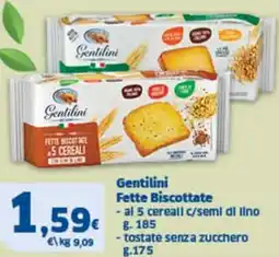 Sigma Gentilini Fette Biscottate offerta