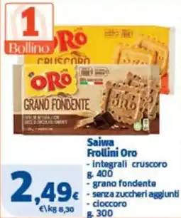 Sigma Saiwa Frollini Oro offerta