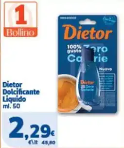 Sigma Dietor Dolcificante Liquido offerta