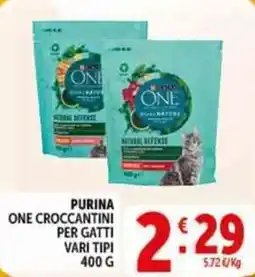 Deco Supermercati Purina one croccantini per gatti offerta