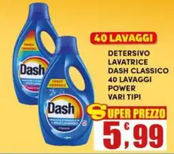 Maury's Detersivo lavatrice DASH classico power offerta
