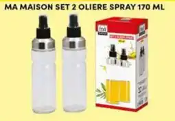 Maury's Ma maison set 2 oliere spray offerta