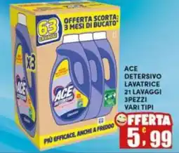 Maury's Ace detersivo lavatrice offerta