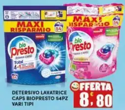 Maury's Detersivo lavatrice caps BIOPRESTO offerta