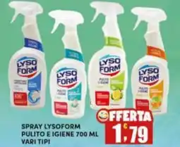 Maury's Spray lysoform pulito e igiene offerta