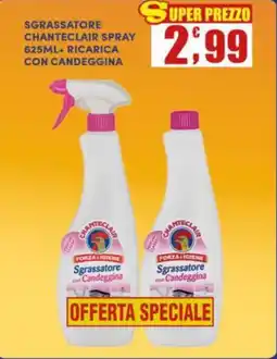 Maury's Sgrassatore chanteclair spray + ricarica con candeggina offerta