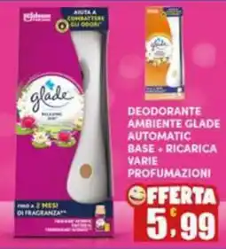 Maury's Deodorante ambiente glade automatic base + ricarica offerta