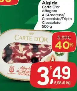 Crai Algida Carte D'or Affogato All'Amarena/ Cioccolato/Triplo Cioccolato offerta
