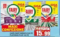 Maury's Caps fairy miracle 82 pz platinum plus 102 pz offerta