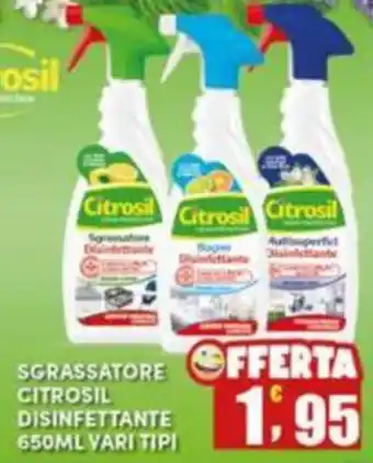 Maury's Sgrassatore citrosil disinfettante offerta