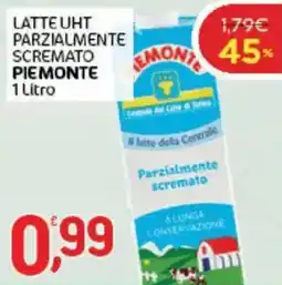 Crai Latte uht parzialmente scremato PIEMONTE offerta