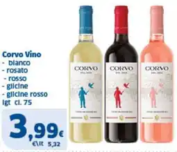 Sigma Corvo Vino offerta