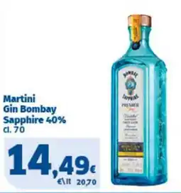 Sigma Martini Gin Bombay Sapphire 40% offerta