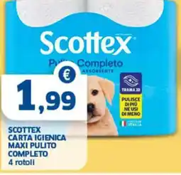 Sigma Scottex carta igienica maxi pulito completo offerta
